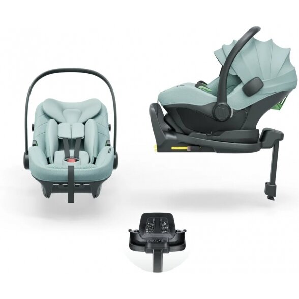 Avionaut Pixel 3 - lengva automobilinė kėdutė su isofix baze | Mint Avionaut Pixel 3 - lengva automobilinė kėdutė su isofix baze | Mint