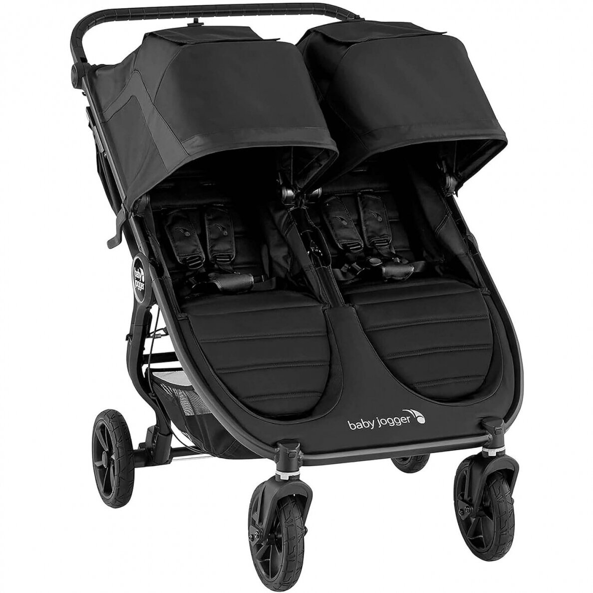 Baby Jogger City Mini Double GT2 | dvivietis vežimėlis dvynukams | Jet Baby Jogger City Mini Double GT2 | dvivietis vežimėlis dvynukams | Jet