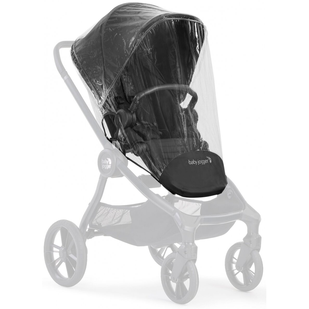 "Baby Jogger" apsauga nuo lietaus - "City Sights" vežimėlio apsauga nuo lietaus "Baby Jogger" apsauga nuo lietaus - "City Sights" vežimėlio apsauga nuo lietaus