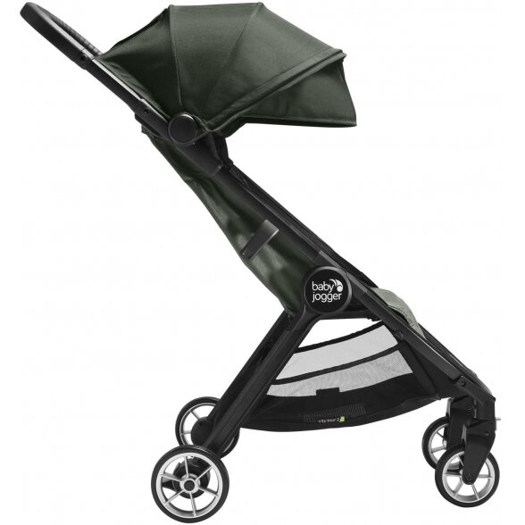 "Baby Jogger City Tour 2" lengvas vežimėlis | Everett Green 1 "Baby Jogger City Tour 2" lengvas vežimėlis | Everett Green 1