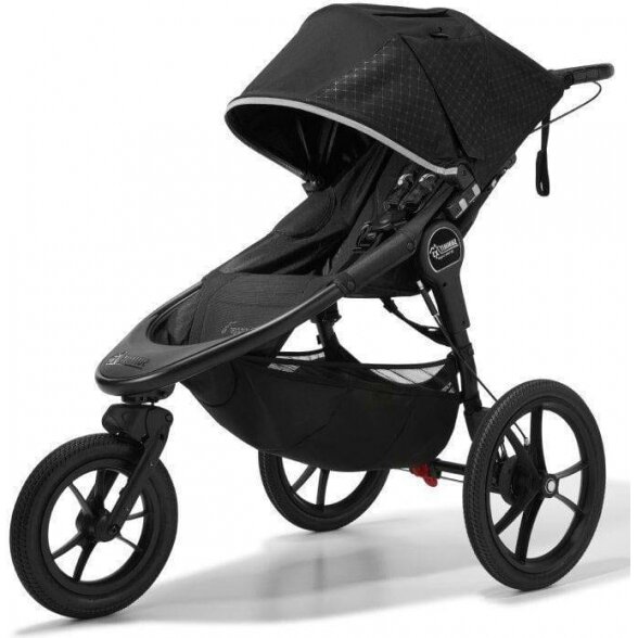 Baby Jogger Summit X3 vaikiškas vežimėlis | Midnight Black 1