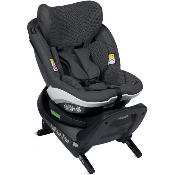 "BeSafe iZi Turn i-Size 360°" - pasukama automobilinė kėdutė ~0-18 kg | Anthracite Mesh "BeSafe iZi Turn i-Size 360°" - pasukama automobilinė kėdutė ~0-18 kg | Anthracite Mesh