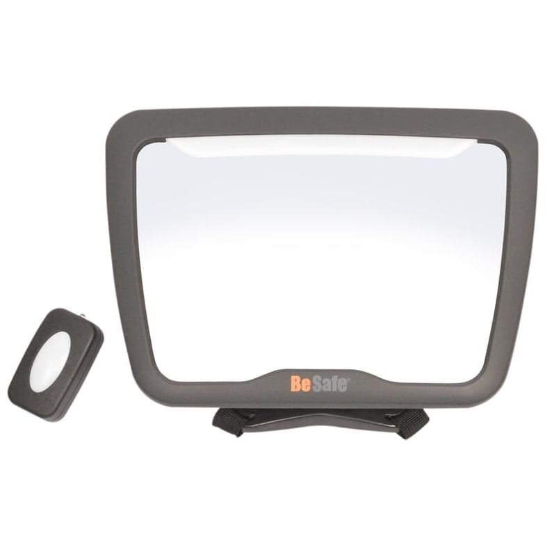 "BeSafe Baby Mirror XL²" - vaikų stebėjimo veidrodis XL² su LED šviesa "BeSafe Baby Mirror XL²" - vaikų stebėjimo veidrodis XL² su LED šviesa