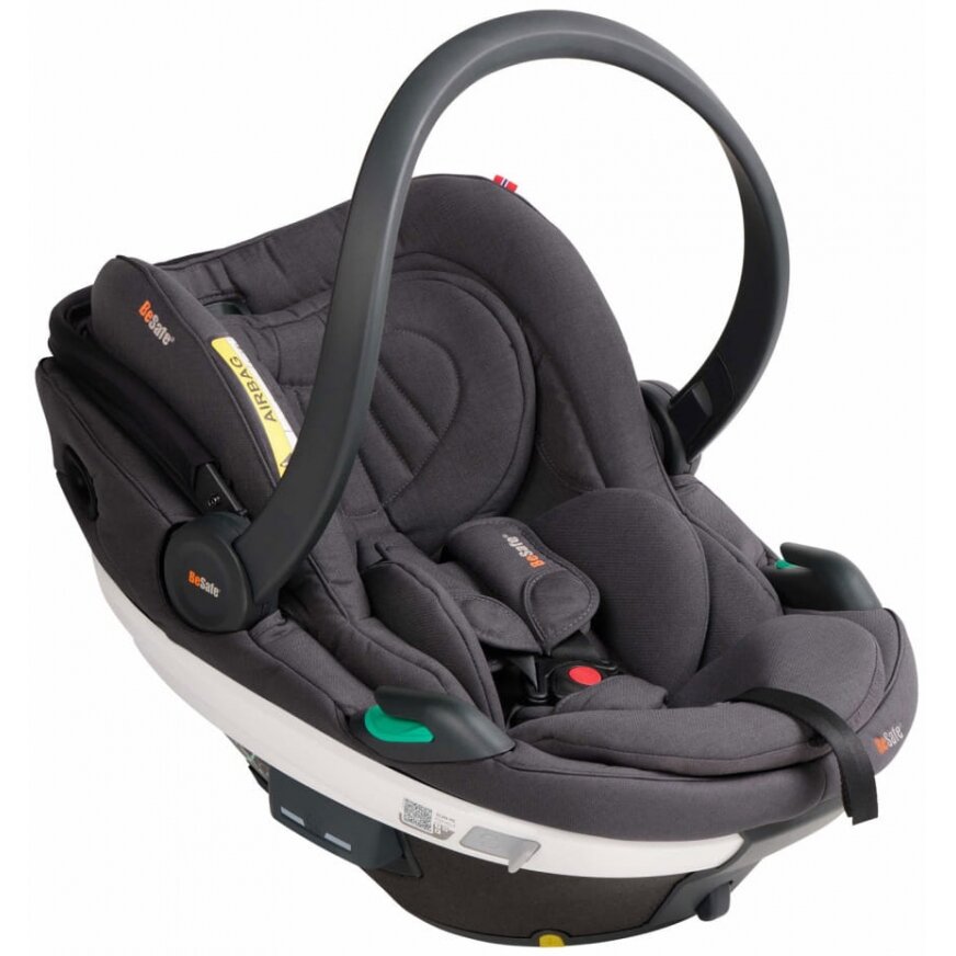 BeSafe Go Beyond - automobilinė kėdutė RWF 40-87 cm, 0-13 kg | Dark Grey Melange