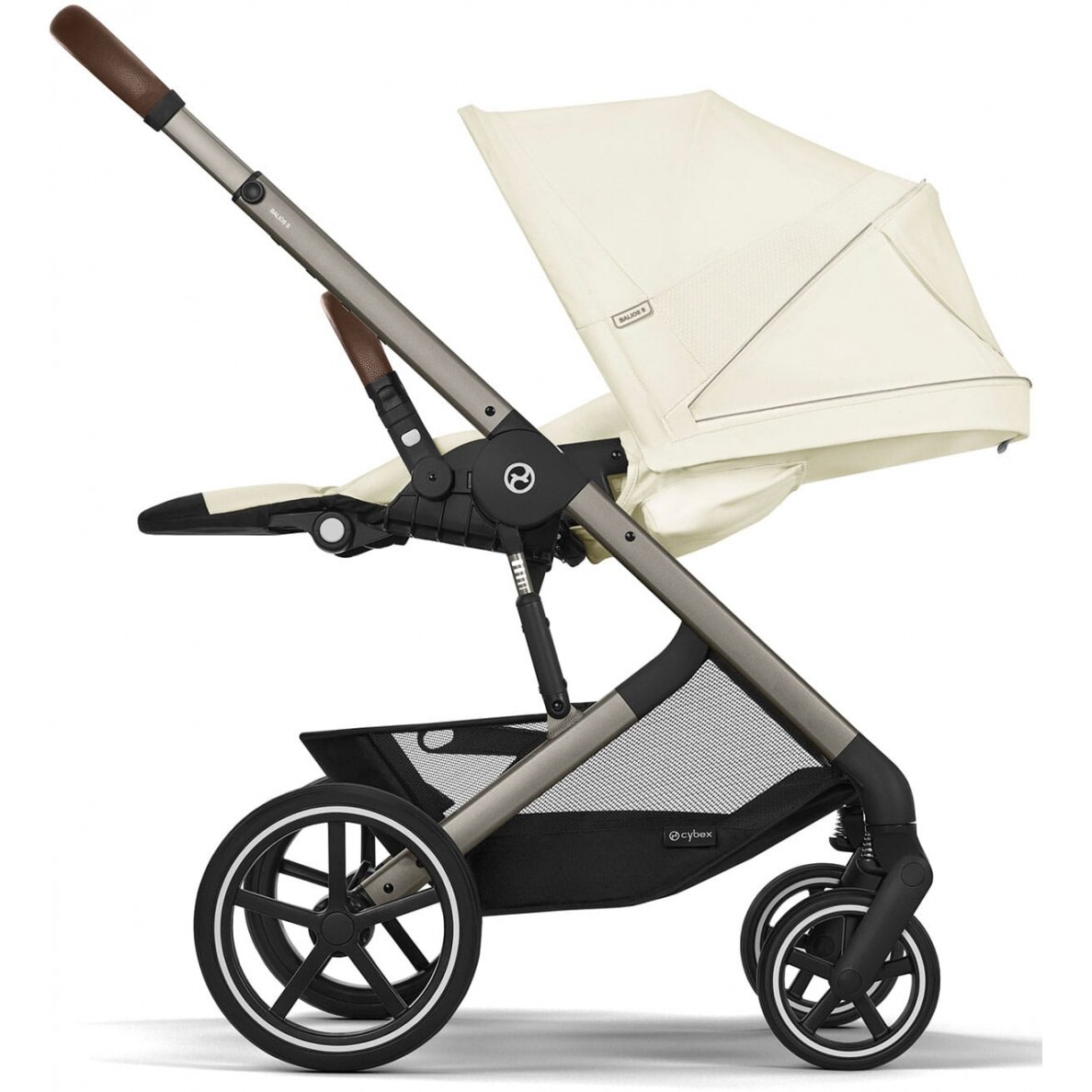 Cybex Balios S Lux 2.0 - vaikiškas vežimėlis | Seashell Beige 4 Cybex Balios S Lux 2.0 - vaikiškas vežimėlis | Seashell Beige 4