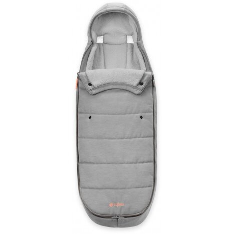"Cybex Footmuff Gold" - žieminis miegmaišis vaikiškam vežimėliui | Lava Grey 5
