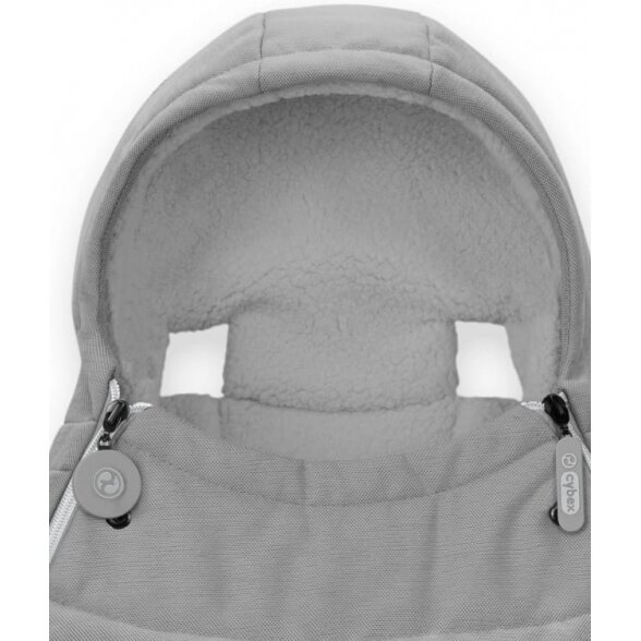 "Cybex Footmuff Gold" - žieminis miegmaišis vežimėliui | Grey 5 "Cybex Footmuff Gold" - žieminis miegmaišis vežimėliui | Grey 5