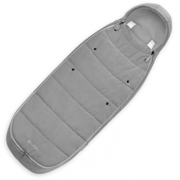 "Cybex Footmuff Gold" - žieminis miegmaišis vežimėliui | Grey "Cybex Footmuff Gold" - žieminis miegmaišis vežimėliui | Grey