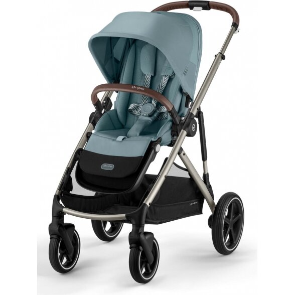 Cybex Gazelle S 2.0 - vaikiškas vežimėlis su dviviečiu vežimėlio funkcija | TPE Sky Blue 2 Cybex Gazelle S 2.0 - vaikiškas vežimėlis su dviviečiu vežimėlio funkcija | TPE Sky Blue 2