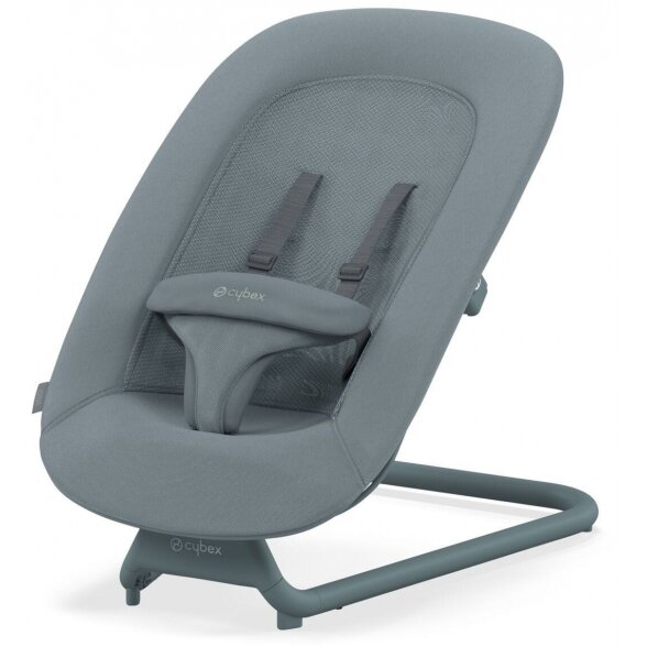 "Cybex Lemo 2.0 Bouncer" - gultukas kūdikiams | Akmens mėlyna 1 "Cybex Lemo 2.0 Bouncer" - gultukas kūdikiams | Akmens mėlyna 1
