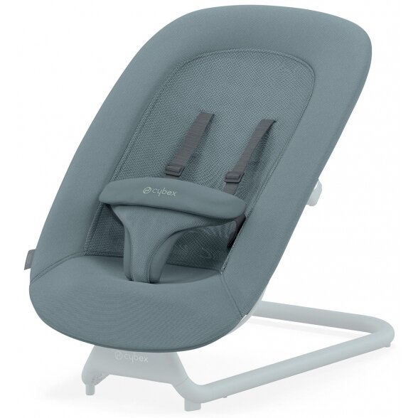"Cybex Lemo 2.0 Bouncer" - gultukas kūdikiams | Akmens mėlyna 2 "Cybex Lemo 2.0 Bouncer" - gultukas kūdikiams | Akmens mėlyna 2
