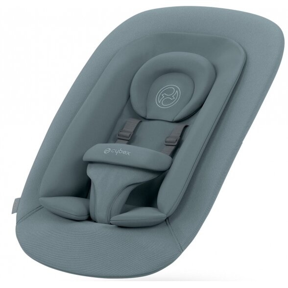 "Cybex Lemo 2.0 Bouncer" - gultukas kūdikiams | Akmens mėlyna 4 "Cybex Lemo 2.0 Bouncer" - gultukas kūdikiams | Akmens mėlyna 4