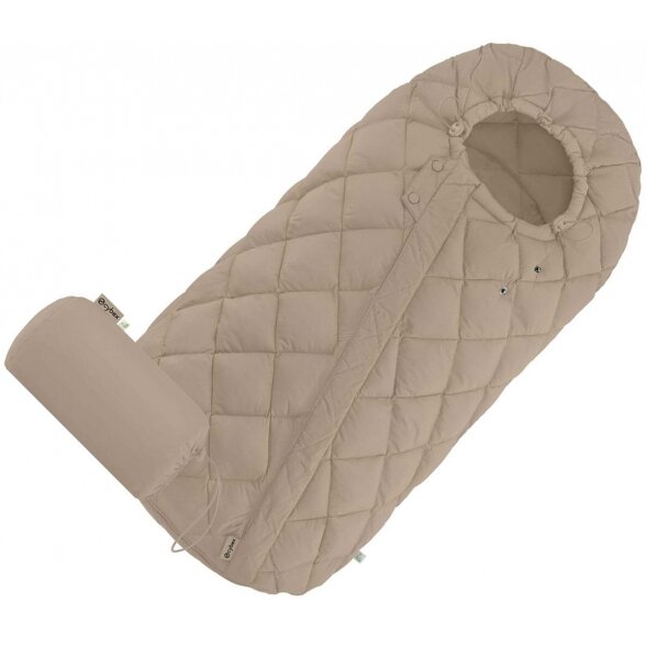 "Cybex Snogga 2" - vaikiško vežimėlio miegmaišis | Almond Beige "Cybex Snogga 2" - vaikiško vežimėlio miegmaišis | Almond Beige