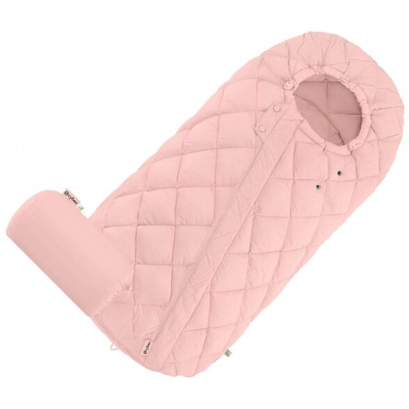 "Cybex Snogga 2" - vaikiško vežimėlio miegmaišis | Candy Pink "Cybex Snogga 2" - vaikiško vežimėlio miegmaišis | Candy Pink