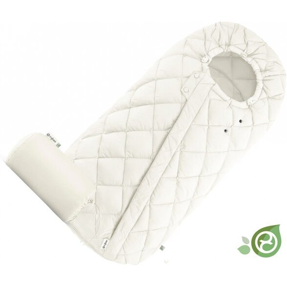 "Cybex Snogga 2" - vaikiško vežimėlio miegmaišis | Seashell Beige "Cybex Snogga 2" - vaikiško vežimėlio miegmaišis | Seashell Beige