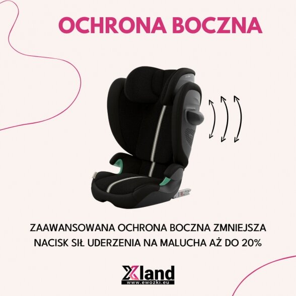 Cybex Solution G2 - automobilinė kėdutė | Magic Black 3 Cybex Solution G2 - automobilinė kėdutė | Magic Black 3