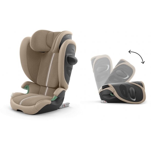 Cybex Solution G2 - automobilinė kėdutė | PLUS Almond Beige Cybex Solution G2 - automobilinė kėdutė | PLUS Almond Beige