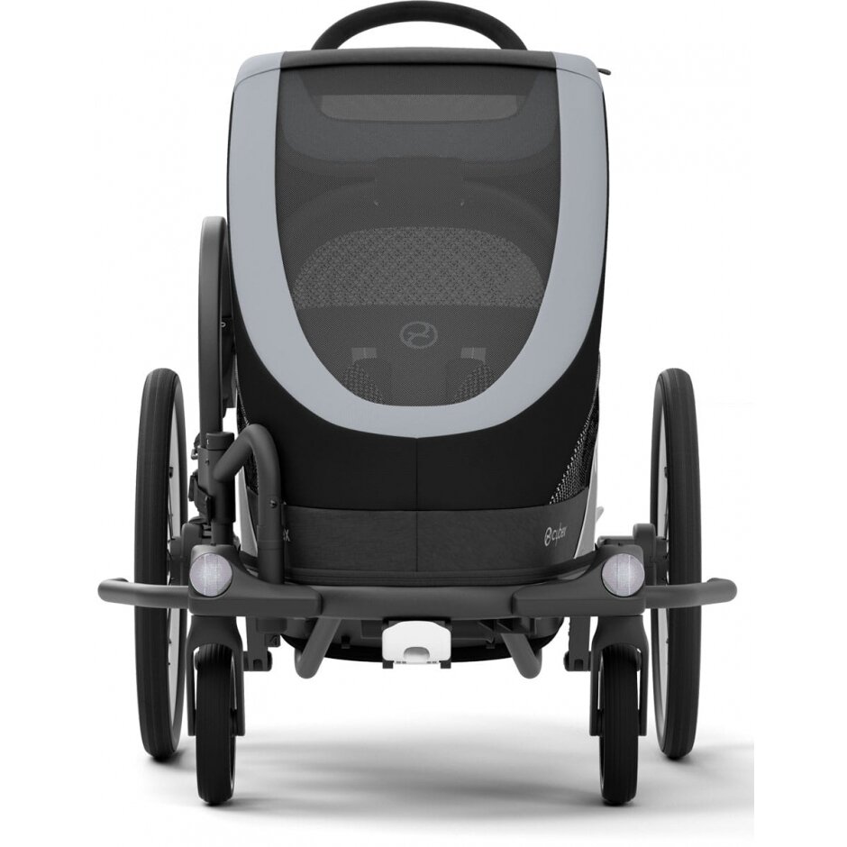 "Cybex Sport Zeno Bike" - dviračių priekaba, sportinis vežimėlis | All Black 2 "Cybex Sport Zeno Bike" - dviračių priekaba, sportinis vežimėlis | All Black 2