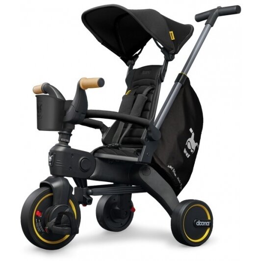 Doona Liki Trike S5 5w1 Deluxe - sulankstomas triratukas | Nitro Black Doona Liki Trike S5 5w1 Deluxe - sulankstomas triratukas | Nitro Black