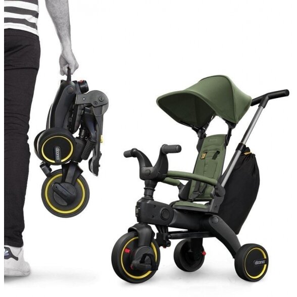 Doona Liki Trike S3 5w1 - sulankstomas triratukas | Desert Green 3 Doona Liki Trike S3 5w1 - sulankstomas triratukas | Desert Green 3
