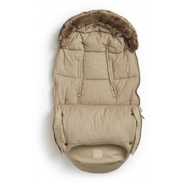 "Elodie Details" - miegmaišis vežimėliui | Wool Pure Khaki 1 "Elodie Details" - miegmaišis vežimėliui | Wool Pure Khaki 1