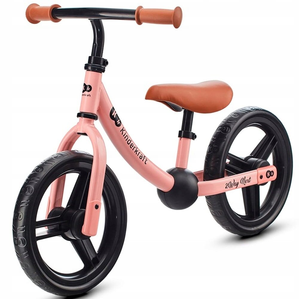 Kinderkraft 2Way Next - balansinis dviratis | Pale Pink Kinderkraft 2Way Next - balansinis dviratis | Pale Pink