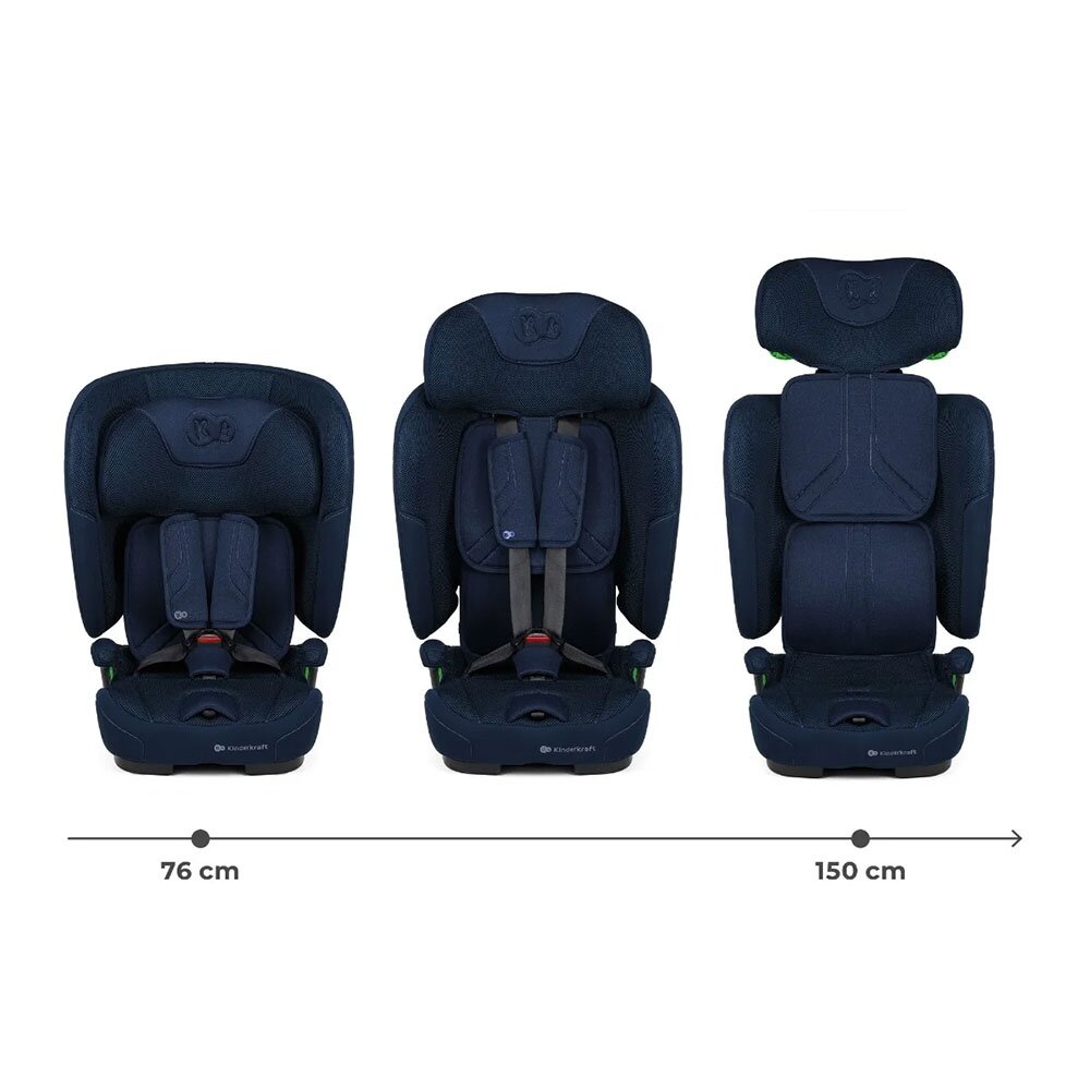 Kinderkraft Fix2Go - autokėdutė 76-150 cm, ~9-36 kg | Green 2
