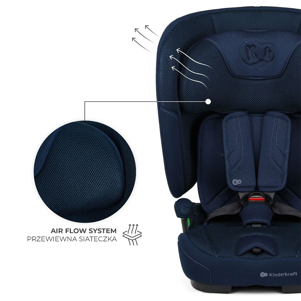 Kinderkraft Fix2Go - autokėdutė 76-150 cm, ~9-36 kg | Green 9