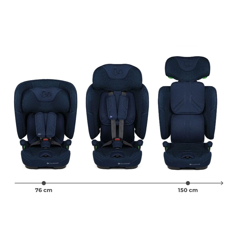 Kinderkraft Fix2Go - autokėdutė 76-150 cm, ~9-36 kg | Grey 2 Kinderkraft Fix2Go - autokėdutė 76-150 cm, ~9-36 kg | Grey 2