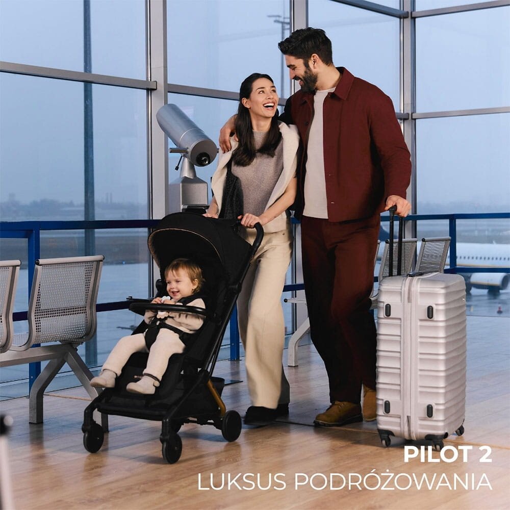 Kinderkraft Pilot 2 - sportinis vežimėlis lėktuvinis | Grey 1 Kinderkraft Pilot 2 - sportinis vežimėlis lėktuvinis | Grey 1