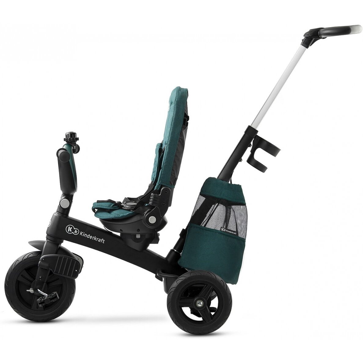 Kinderkraft EasyTwist triratukas su pasukama sėdyne | Green 4 Kinderkraft EasyTwist triratukas su pasukama sėdyne | Green 4