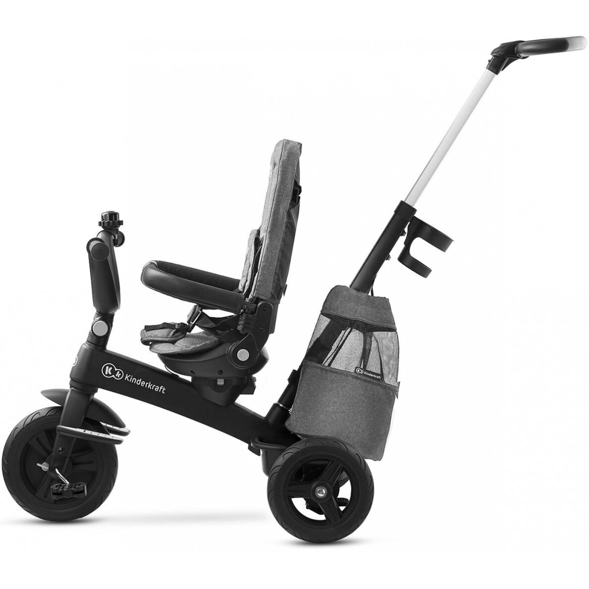 "Kinderkraft EasyTwist" triratukas su pasukama sėdyne | Grey 3