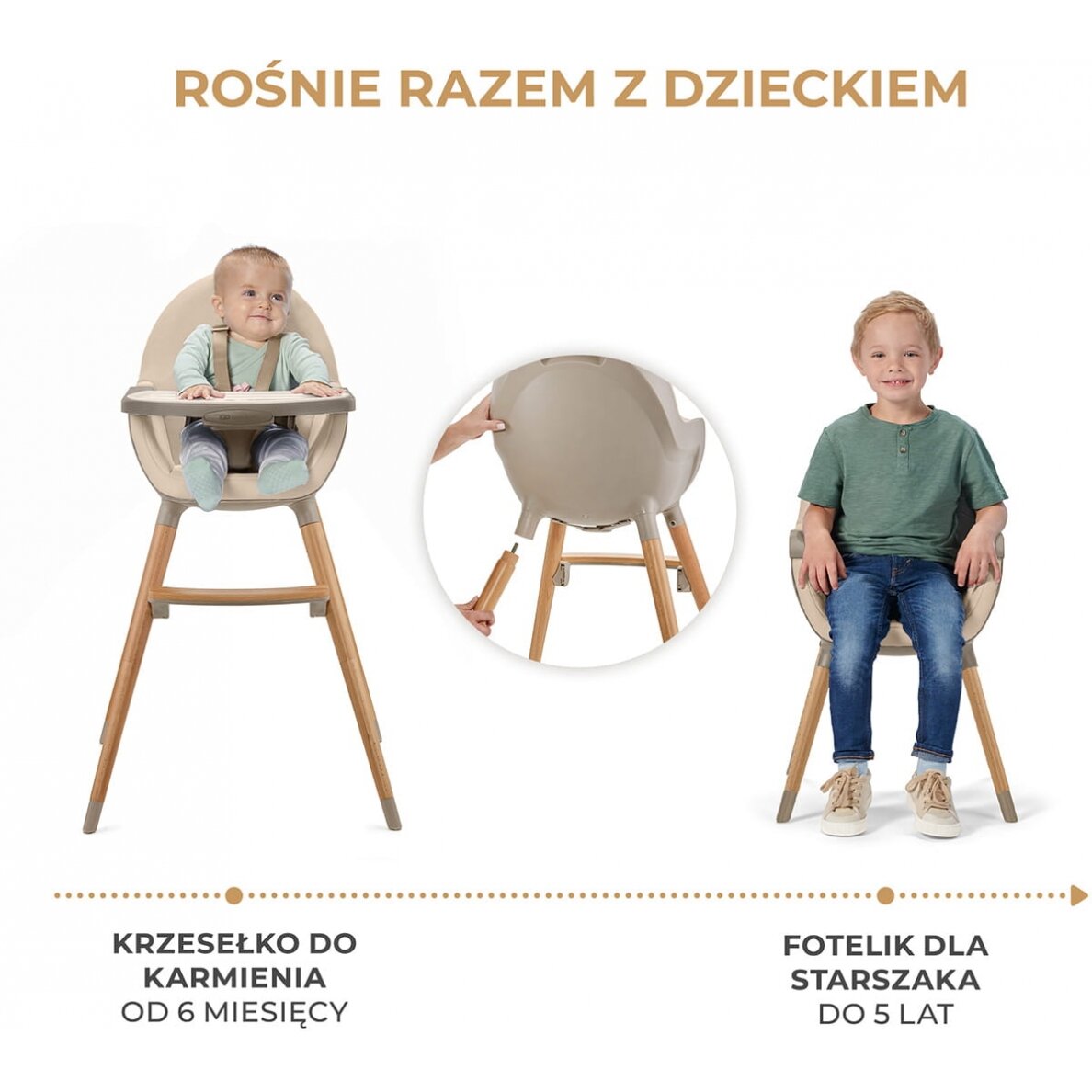 Kinderkraft Fini 2 - maitinimo kėdutė 2in1 | Green 1 Kinderkraft Fini 2 - maitinimo kėdutė 2in1 | Green 1