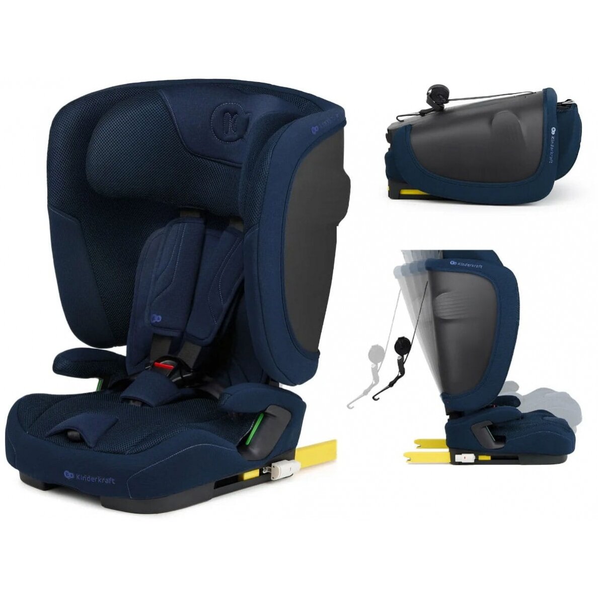 Kinderkraft Fix2Go - autokėdutė 76-150 cm, ~9-36 kg | Navy Kinderkraft Fix2Go - autokėdutė 76-150 cm, ~9-36 kg | Navy