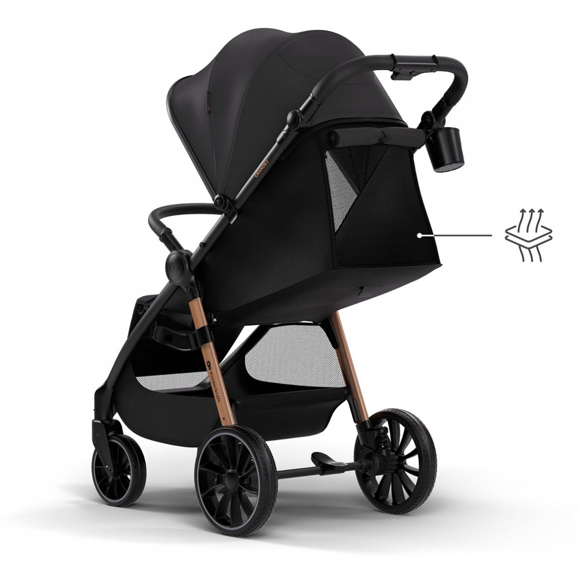 Kinderkraft Grande 2 - vaikiškas sportinis vežimėlis | Midnight Black 3 Kinderkraft Grande 2 - vaikiškas sportinis vežimėlis | Midnight Black 3