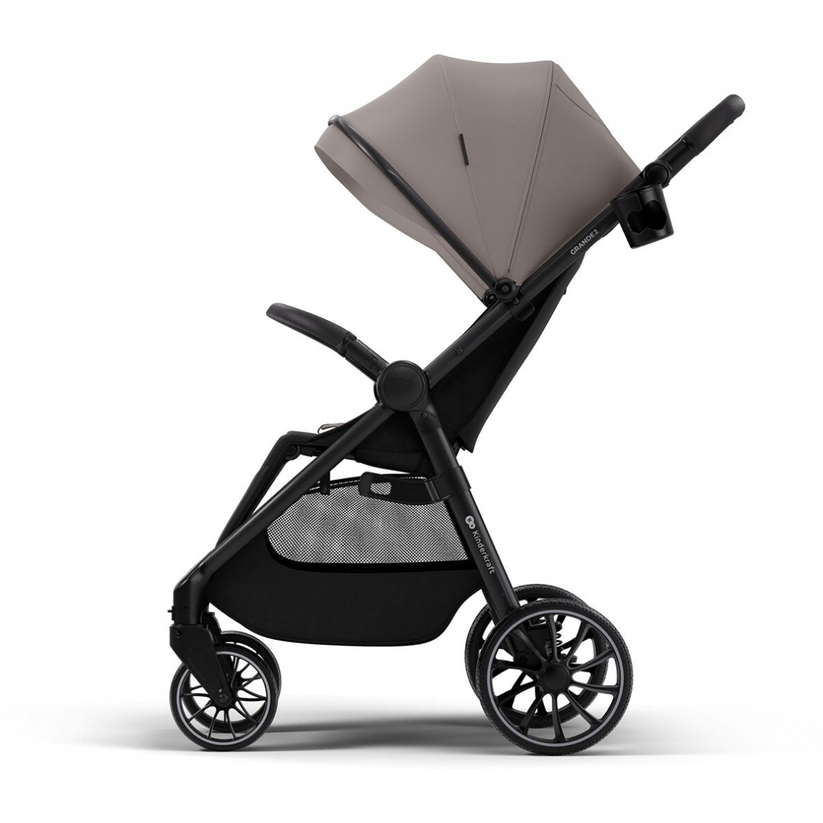 Kinderkraft Grande 2 - vaikiškas sportinis vežimėlis | Sand Beige 8