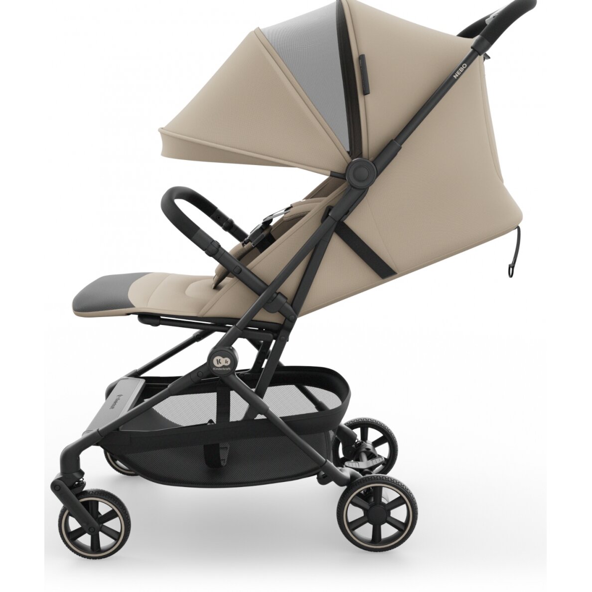 Kinderkraft Nebo - lengvas sportinis vеžimėlis | Soft Beige 3