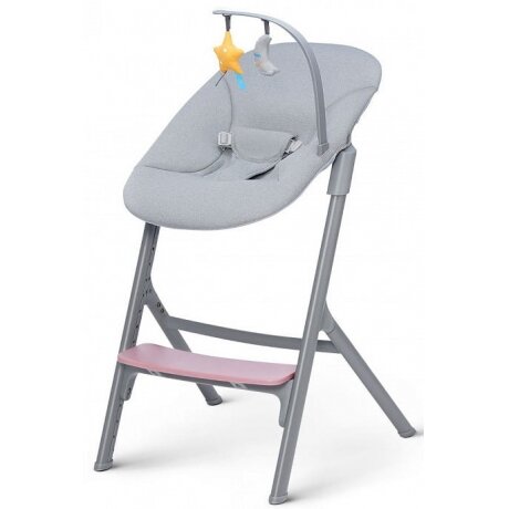 Kinderkraft Livy maitinimo kėdutė su Calmee gulimuoju krėslu Pink 1 Kinderkraft Livy maitinimo kėdutė su Calmee gulimuoju krėslu Pink 1