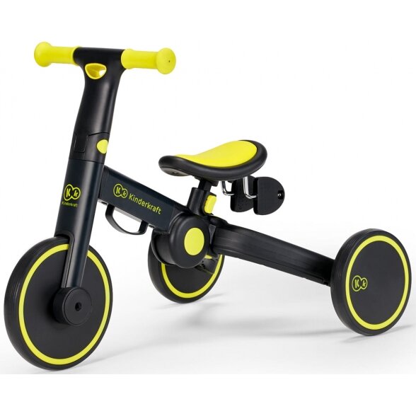 Kinderkraft 4Trike - triratukas "3-in-1" | Black Volt Kinderkraft 4Trike - triratukas "3-in-1" | Black Volt
