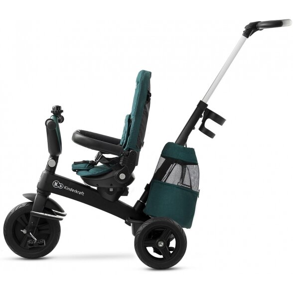 Kinderkraft EasyTwist triratukas su pasukama sėdyne | Green 3 Kinderkraft EasyTwist triratukas su pasukama sėdyne | Green 3