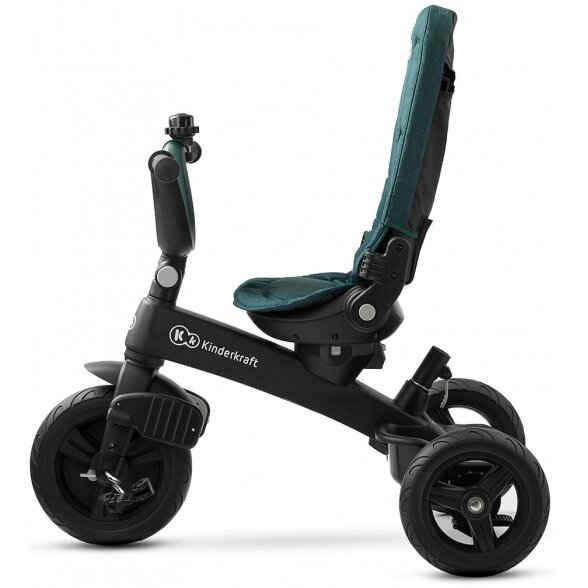 Kinderkraft EasyTwist triratukas su pasukama sėdyne | Green 5 Kinderkraft EasyTwist triratukas su pasukama sėdyne | Green 5