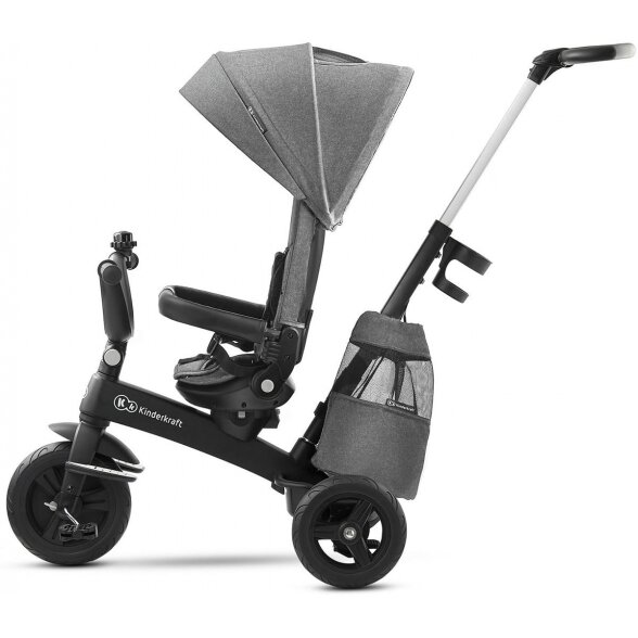 "Kinderkraft EasyTwist" triratukas su pasukama sėdyne | Grey 2