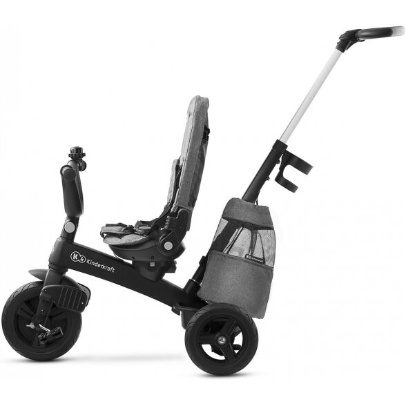 "Kinderkraft EasyTwist" triratukas su pasukama sėdyne | Grey 4