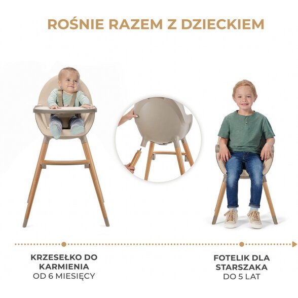 Kinderkraft Fini 2 - maitinimo kėdutė 2in1 | Green 1 Kinderkraft Fini 2 - maitinimo kėdutė 2in1 | Green 1