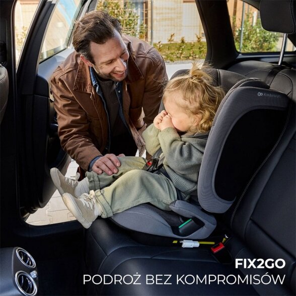 Kinderkraft Fix2Go - autokėdutė 76-150 cm, ~9-36 kg | Navy 1 Kinderkraft Fix2Go - autokėdutė 76-150 cm, ~9-36 kg | Navy 1