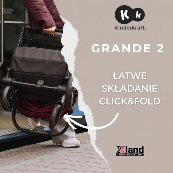 Kinderkraft Grande 2 - vaikiškas sportinis vežimėlis | Dark Ruby 7 Kinderkraft Grande 2 - vaikiškas sportinis vežimėlis | Dark Ruby 7