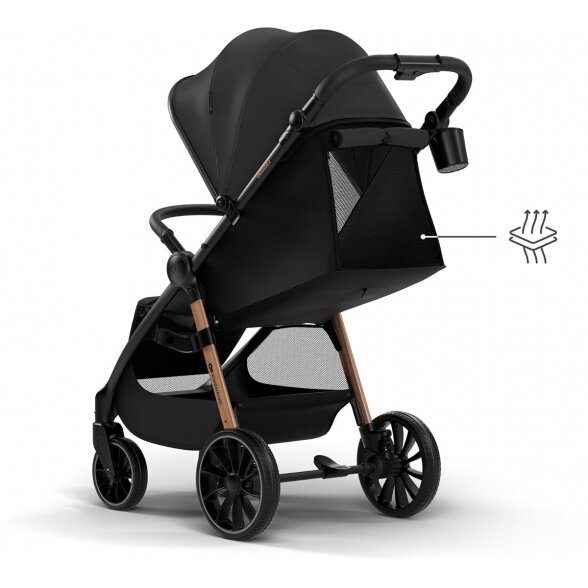 Kinderkraft Grande 2 - vaikiškas sportinis vežimėlis | Midnight Black 3 Kinderkraft Grande 2 - vaikiškas sportinis vežimėlis | Midnight Black 3