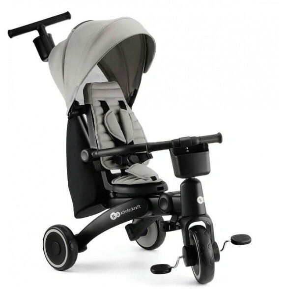 Kinderkraft Jazz 2 - sulankstomas triratukas | Rocket Grey 1 Kinderkraft Jazz 2 - sulankstomas triratukas | Rocket Grey 1