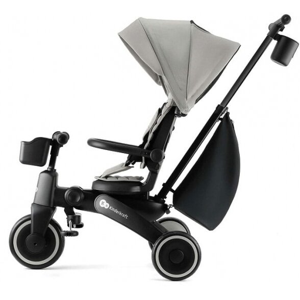 Kinderkraft Jazz 2 - sulankstomas triratukas | Rocket Grey 3 Kinderkraft Jazz 2 - sulankstomas triratukas | Rocket Grey 3