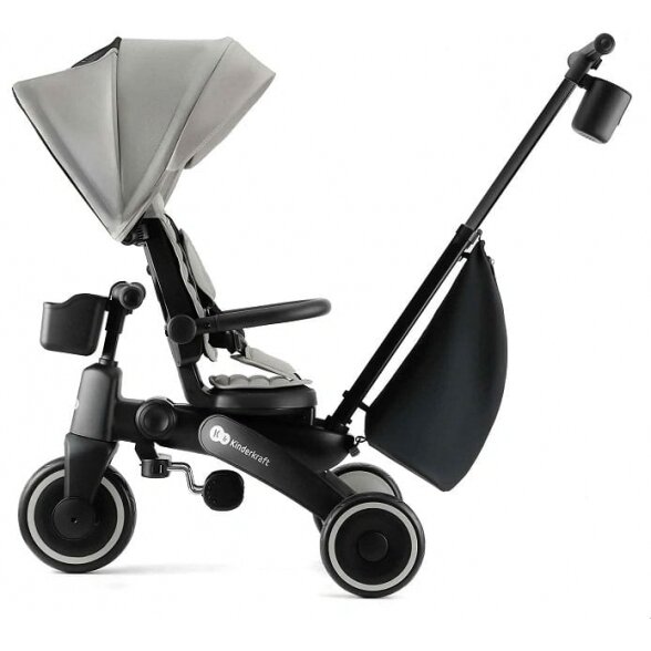 Kinderkraft Jazz 2 - sulankstomas triratukas | Rocket Grey 5 Kinderkraft Jazz 2 - sulankstomas triratukas | Rocket Grey 5